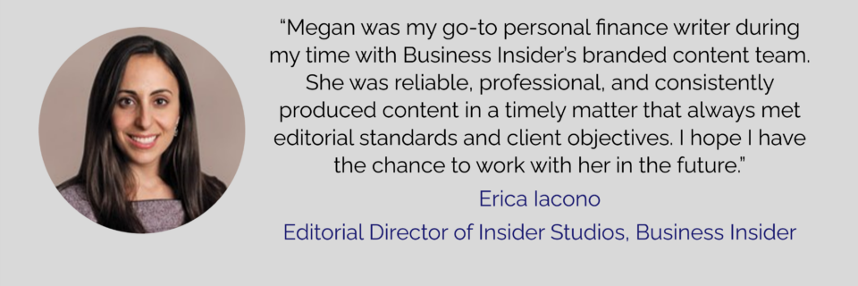 Testimonial – Erica Iacono – Business Insider