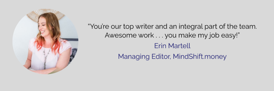 Testimonial – Erin Martell – MindShift.money